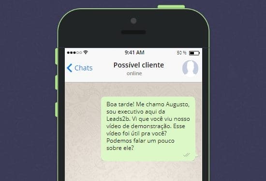 abordagem de vendas por whatsapp