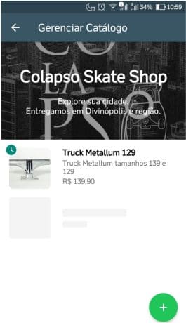 Os produtos/serviços adicionados ao seu catálogo de produtos precisam passar por uma aprovação