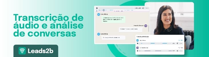 Transcreva suas ligações VoIP com a Leads2b